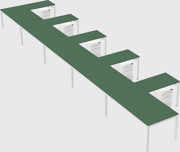 L-shaped desk