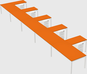 L-shaped desk