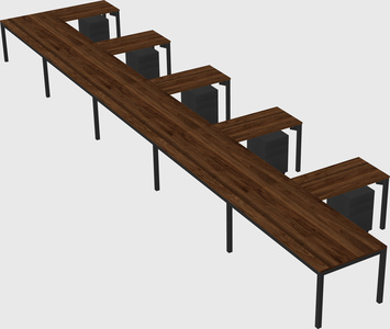 L-shaped desk