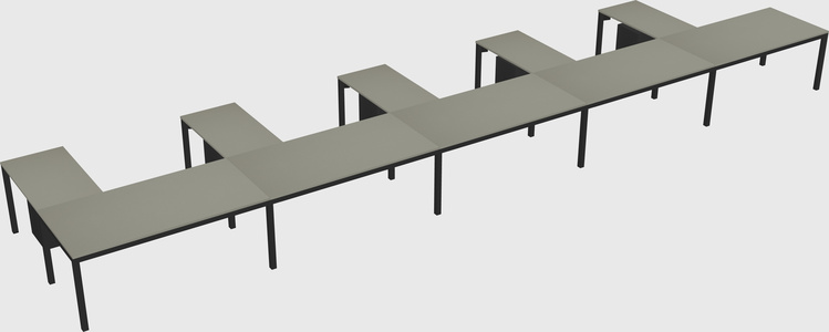 L-shaped desk