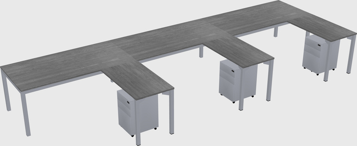L-shaped desk