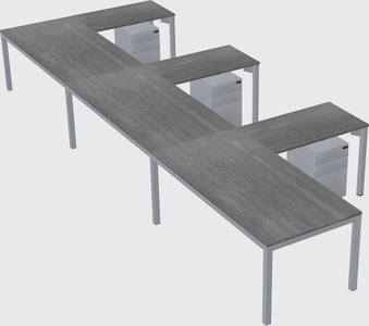 L-shaped desk