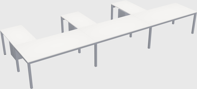 L-shaped desk