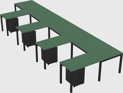 L-shaped desk