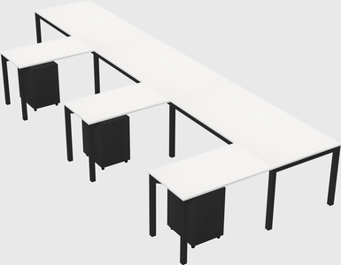 L-shaped desk
