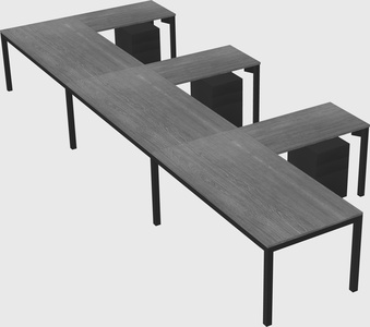 L-shaped desk