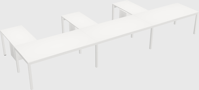 L-shaped desk