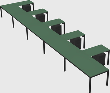 L-shaped desk