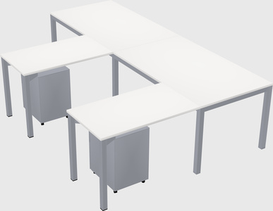 L-shaped desk