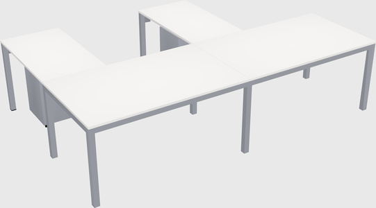 L-shaped desk