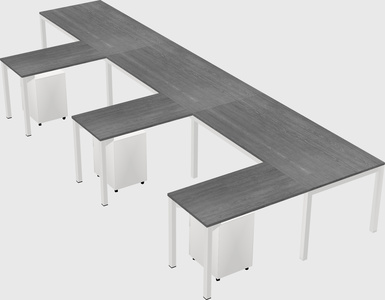 L-shaped desk