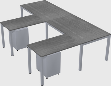 L-shaped desk
