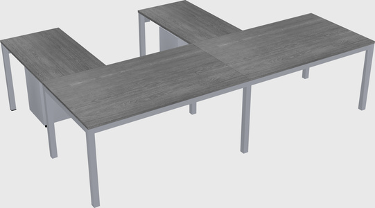 L-shaped desk