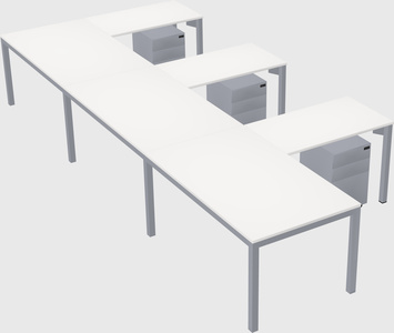 L-shaped desk