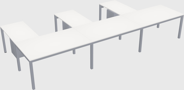 L-shaped desk