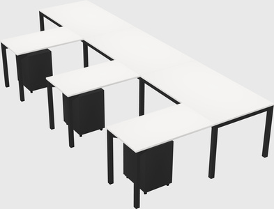 L-shaped desk