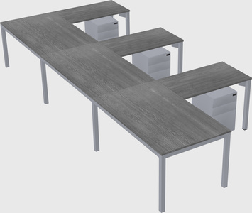 L-shaped desk