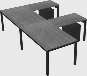 L-shaped desk