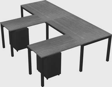 L-shaped desk