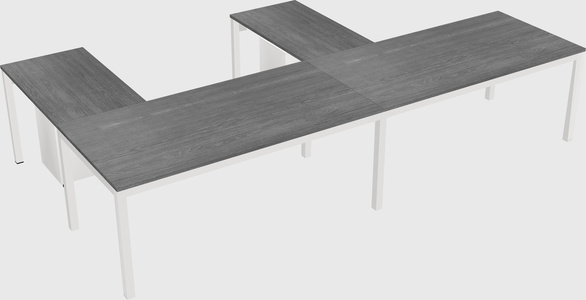 L-shaped desk