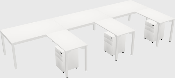 L-shaped desk