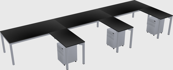 L-shaped desk