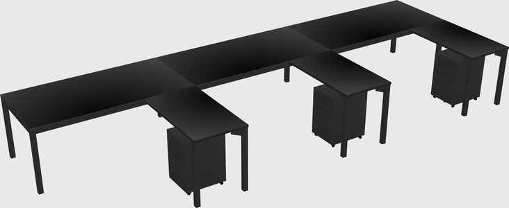 L-shaped desk