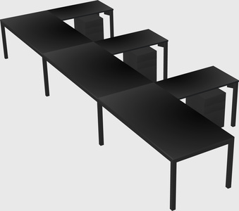 L-shaped desk