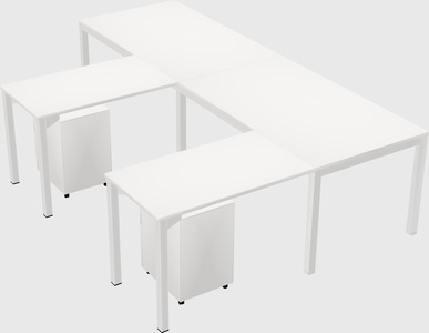 L-shaped desk
