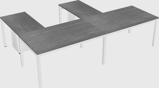 L-shaped desk