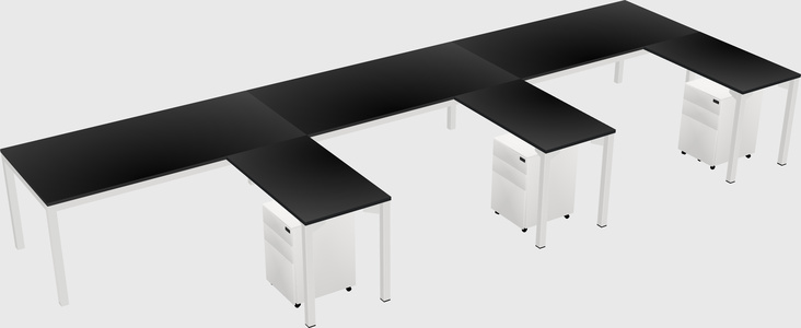 L-shaped desk