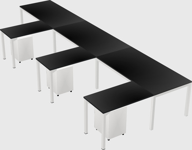L-shaped desk