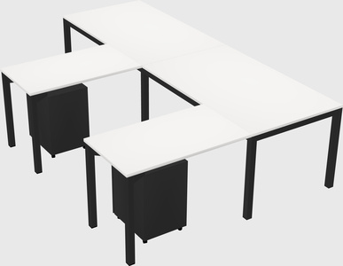 L-shaped desk