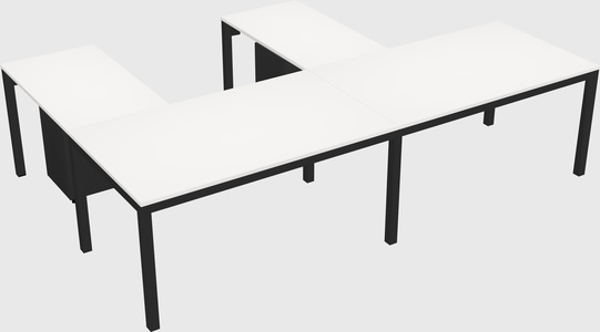 L-shaped desk