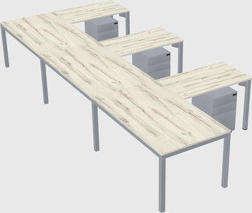 L-shaped desk