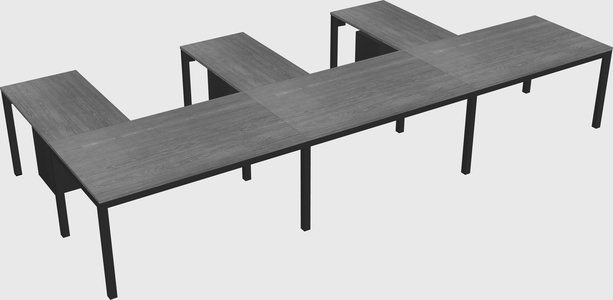 L-shaped desk