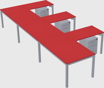 L-shaped desk
