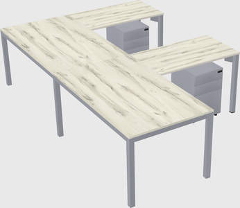 L-shaped desk