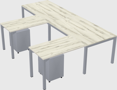 L-shaped desk