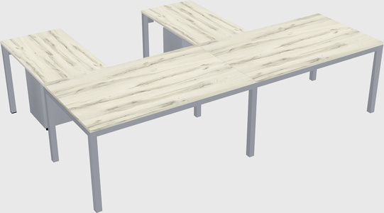 L-shaped desk