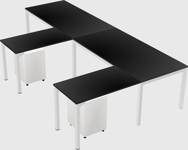 L-shaped desk