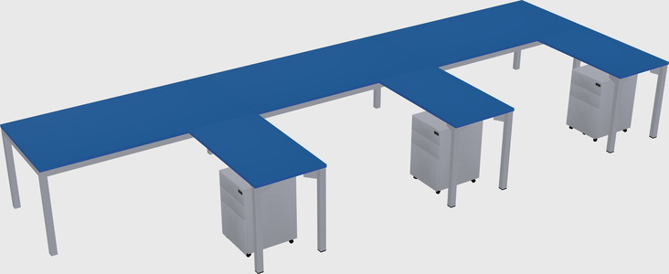 L-shaped desk