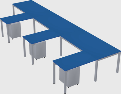 L-shaped desk