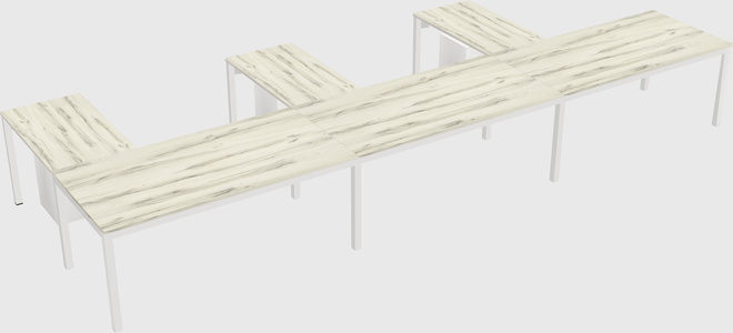 L-shaped desk