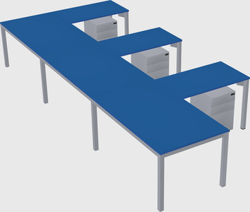 L-shaped desk