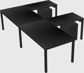 L-shaped desk