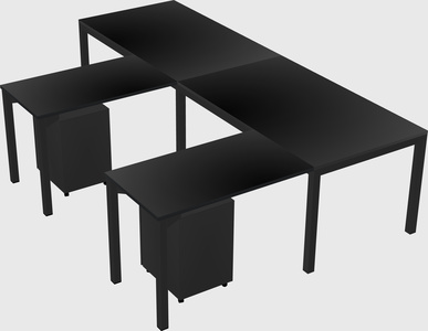 L-shaped desk