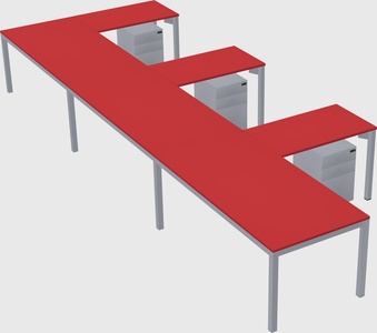 L-shaped desk