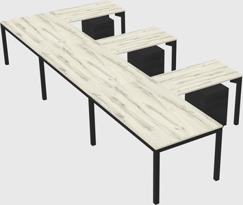 L-shaped desk