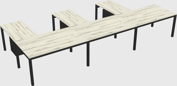 L-shaped desk
